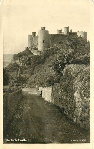 Cartolina harlech castle - cartolina,