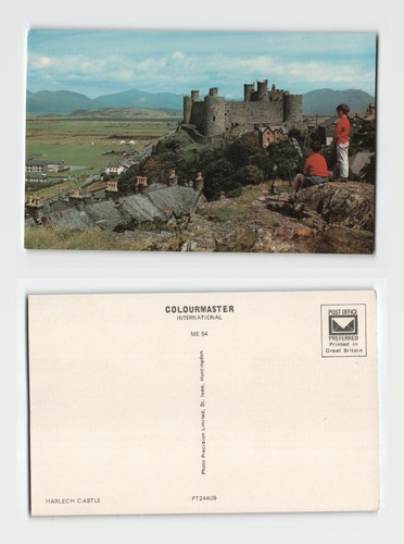 Postcard harlech castle - postcard,