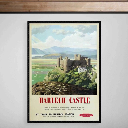 Poster stampa harlech castle - poster,