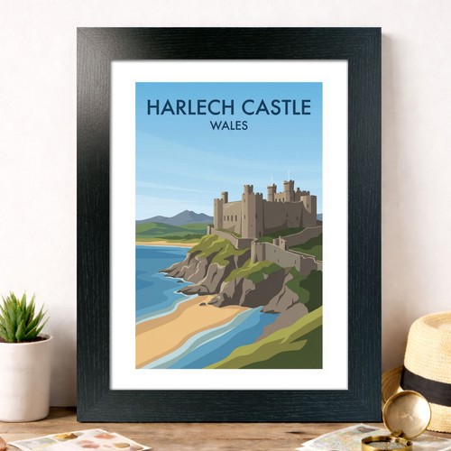 Castello harlech galles - castello, harlech,
