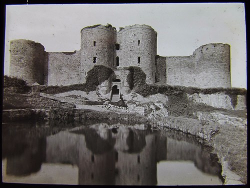 Glass magic lantern slide - lantern,