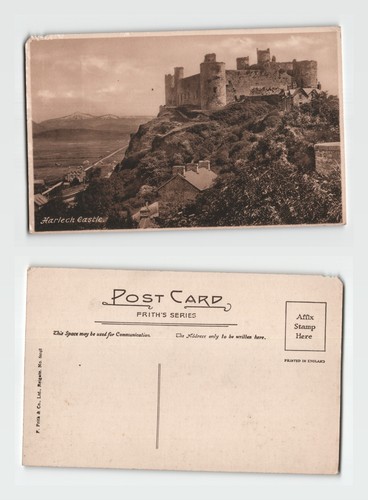 Postcard harlech castle - postcard,