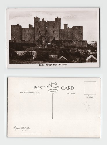 Postcard harlech castle - postcard,