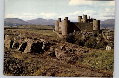 Harlech castle wales scenic - castle,