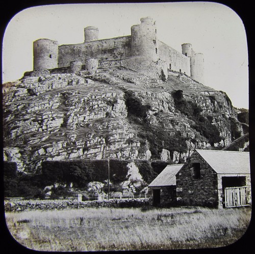 Glass magic lantern slide - lantern,