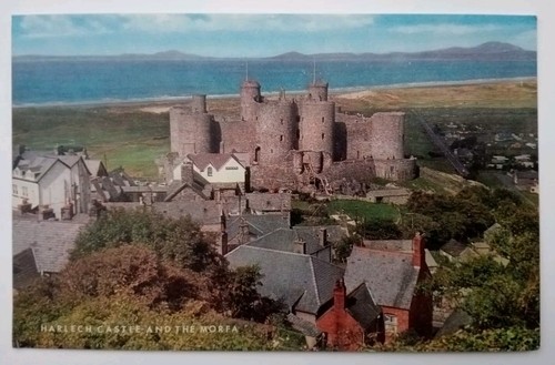 Postcard harlech castle - harlech,