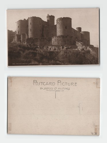 Postcard harlech castle - postcard,