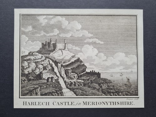 Stampa antica 1786 castello - stampa,
