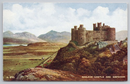 Harlech castle snowdonia - castle, &