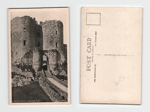Postcard harlech castle - -,