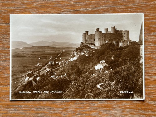 Vintage harlech castle and - vintage,