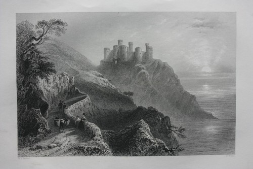 Castello harlech galles - castello, di