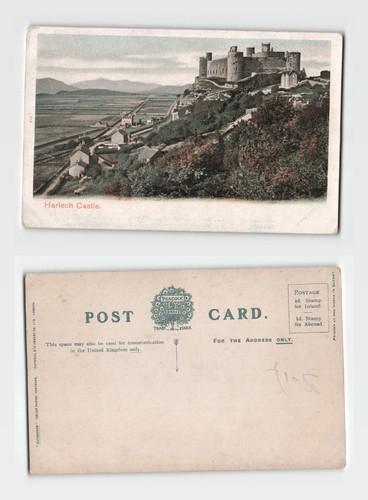 Postcard harlech castle - postcard,