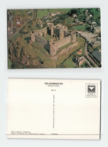Vintage postcard harlech - vintage,
