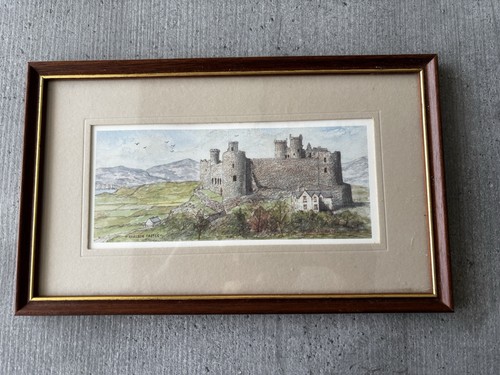 Stampa castello harlech - stampa,