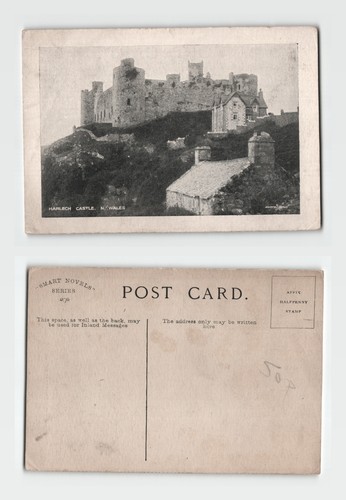 Postcard harlech castle - postcard,