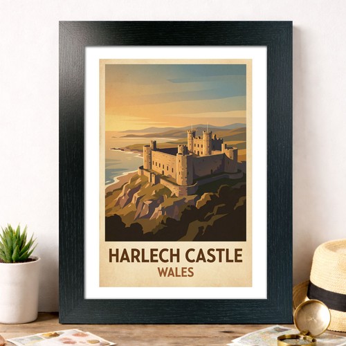 Castello harlech galles - castello, harlech,