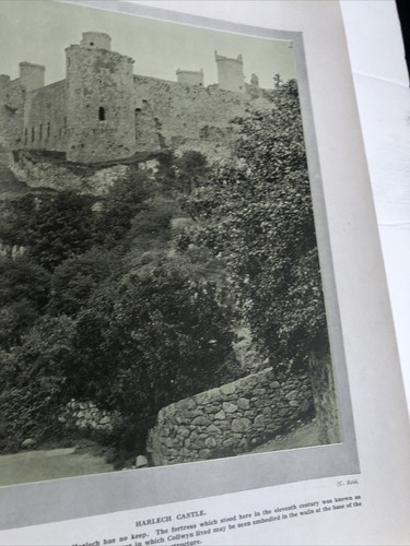 Merionethshire 1924 castello - merionethshire,