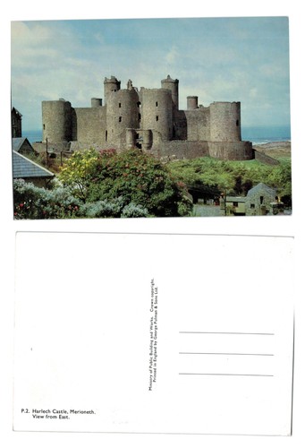 Postcard harlech castle - -,