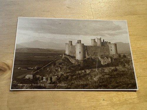 Postcard harlech castle - -,