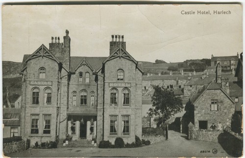 Castle hotel harlech - castle, hotel,