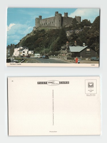 Postcard harlech castle - harlech,