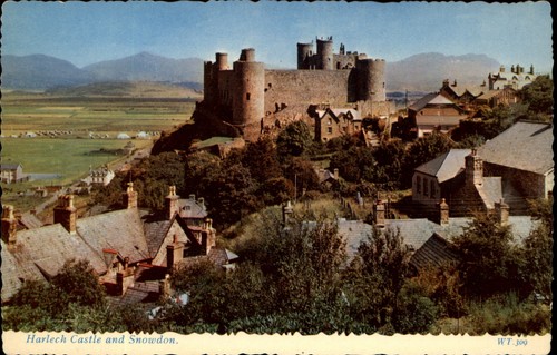 Harlech castle snowdon galles - harlech,