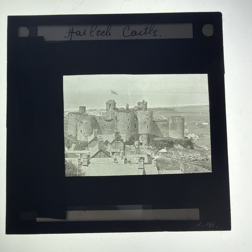 Antique magic lantern slide - magic,