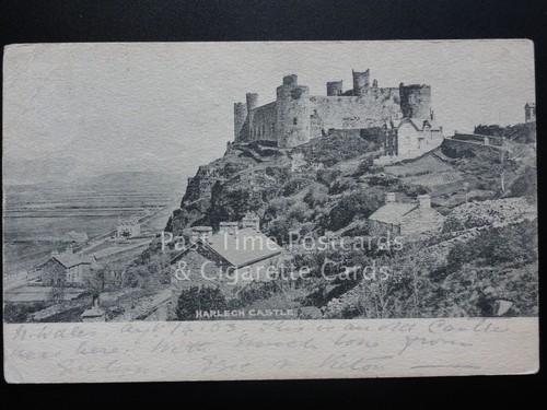 Wales harlech castle c1903 - wales:,