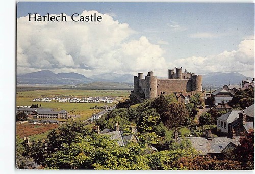 Cartolina castello harlech - cartolina,