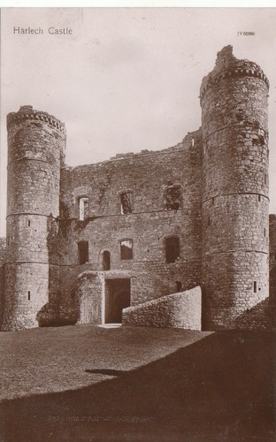 Inside the castle harlech - the,