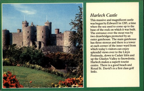 Harlech castle galles - castle,