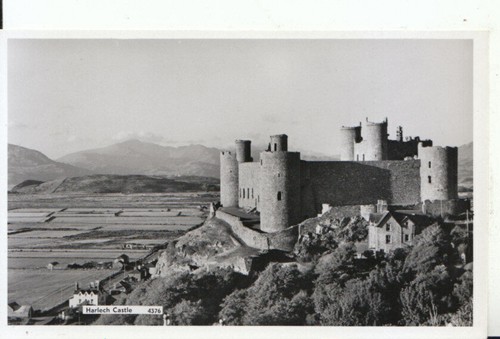 Wales postcard harlech - wales,