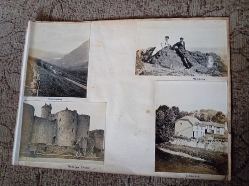 Antique 1920s photo album - 1920s, page