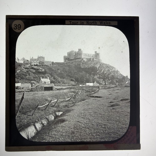 Antique magic lantern slide - antique,
